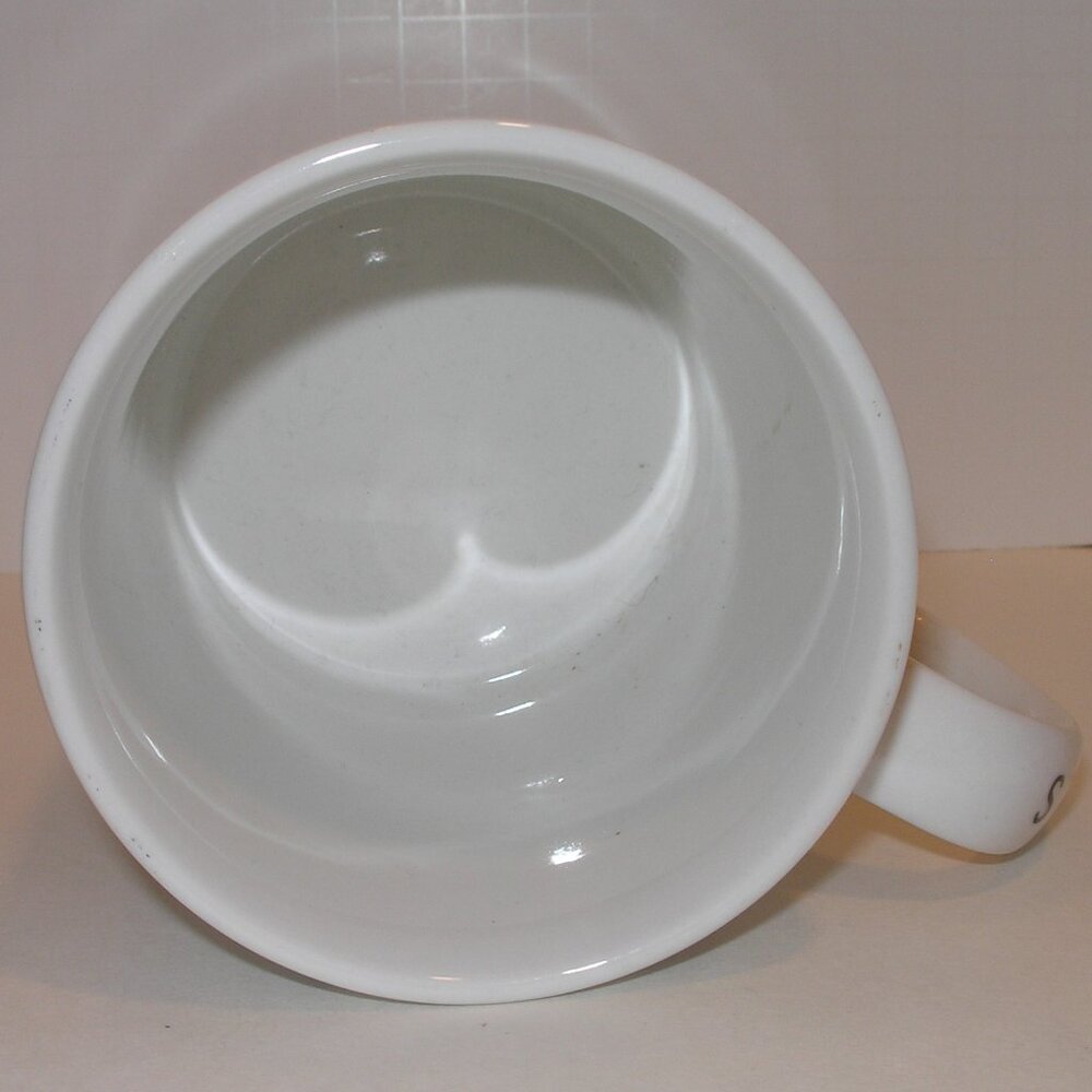 Starbucks 2003 Chicago 16oz Coffee Tea Mug Cup City Scenes Barista White Black - Picture 5 of 7